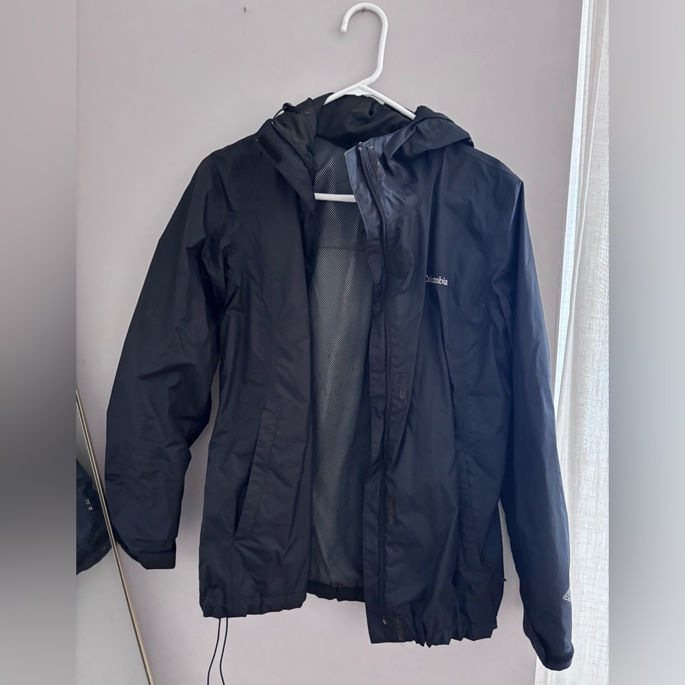 Columbia women’s Black Raincoat
